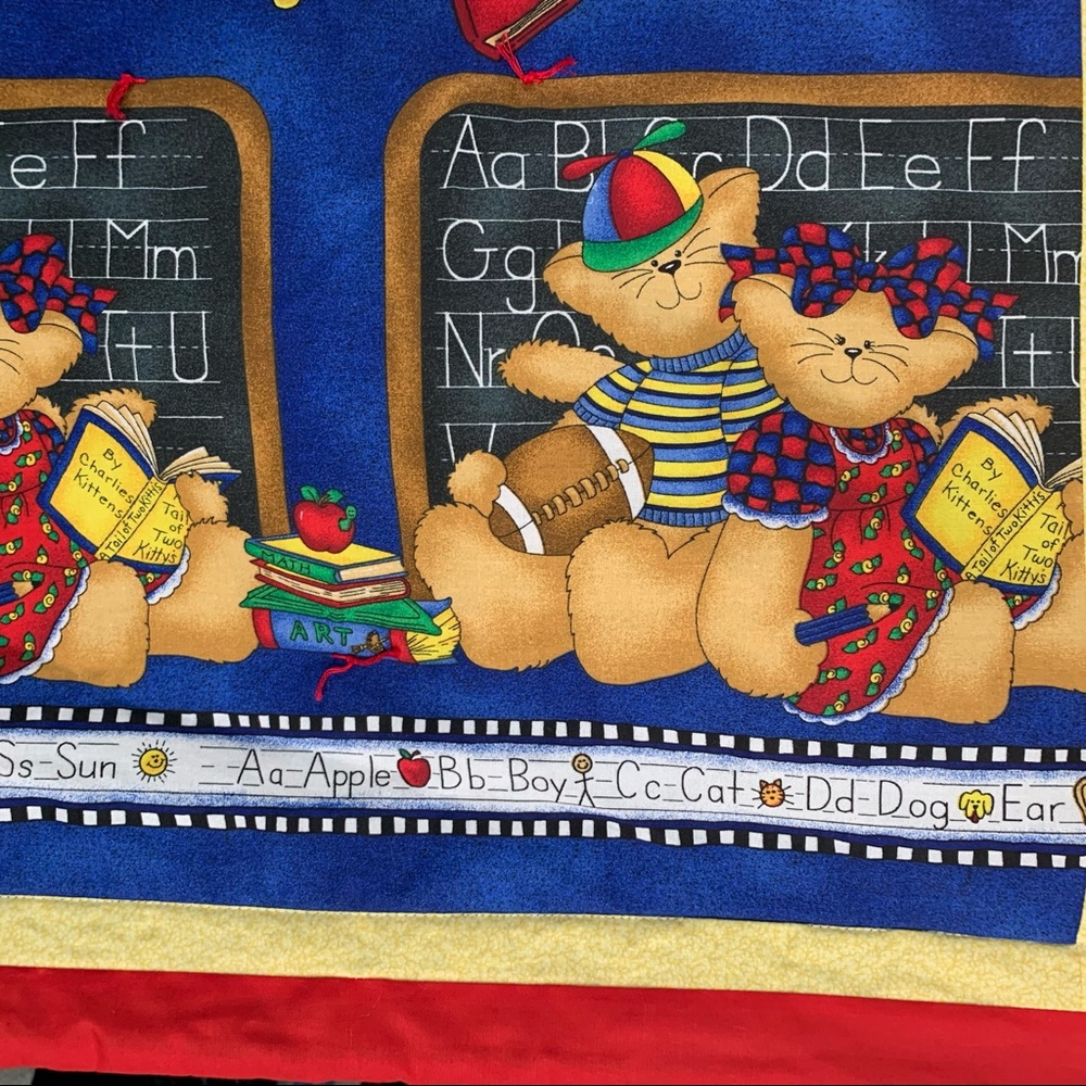 Baby ABC Kitty Quilt